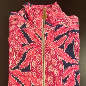 Lilly Pulitzer XS Quarter ZIP popover pullover